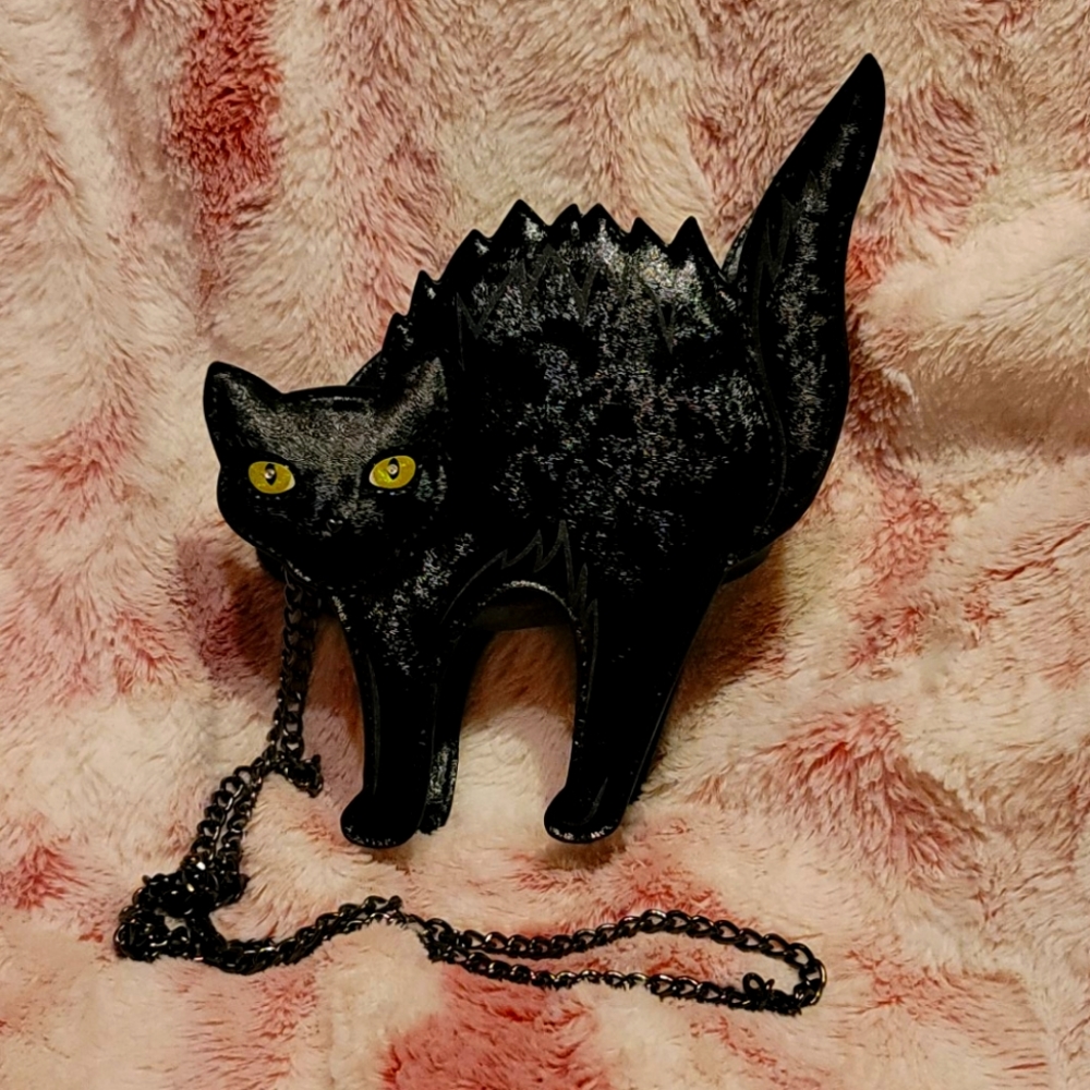 Betsey Johnson scaredy cat purse